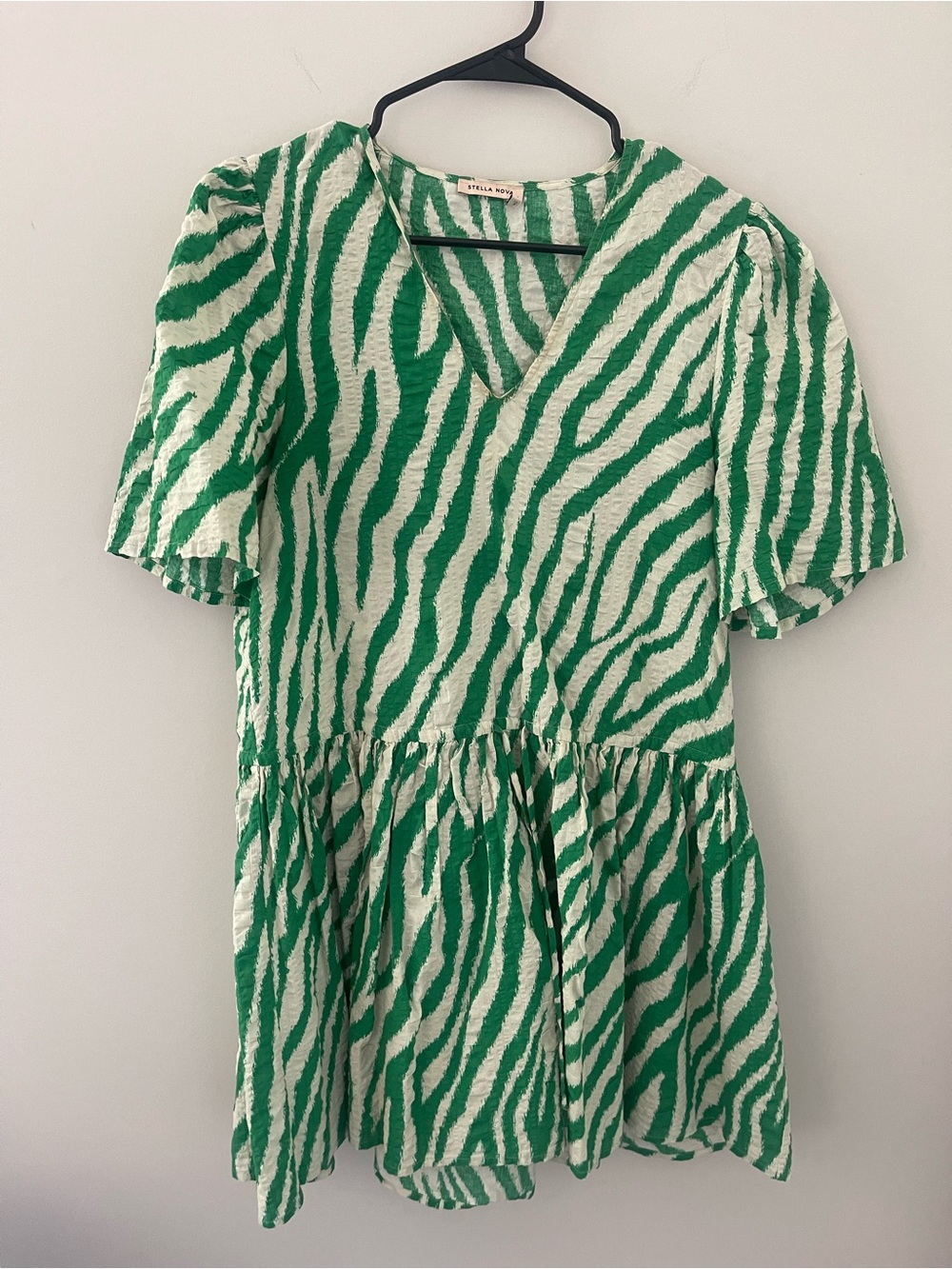 Stella Nova Zebra Print Mini Dress